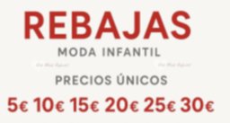 REBAJAS MODA INFANTIL